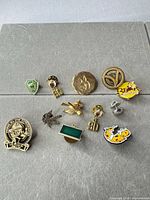 Overview of all 10 enamel pins