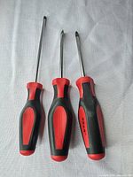 Three screwdrivers full view