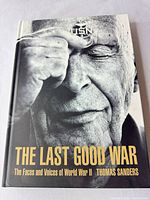 Front cover showing title, author and veteran portrait