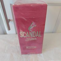 Front view of sealed Jean Paul Gaultier Scandal Intense box