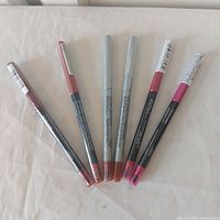 All six sealed Marcelle lip liners displayed