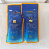 Two sealed Shiseido Clear Sunscreen Stick packages front view