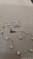 Necklace and earrings together