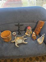 All items on couch for overview