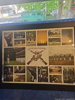 overall view of framed collage print