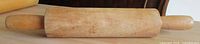 Full view of wooden rolling pin