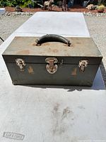 Exterior of olive green Kennedy Kits toolbox
