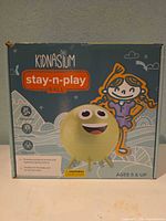 Front of Kidnasium Stay-n-Play ball retail box