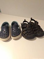 Both pairs side by side showing overall styles and colors