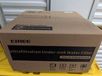 Sealed box labeled Eiree Ultrafiltration Under-sink Water Filter