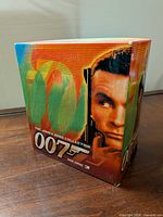 Outer slipcase showing Bond portrait and 007 graphics