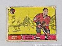 Front of Bobby Hull card