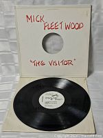Open sleeve showing vinyl and label