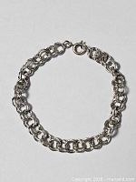 Full view of bracelet laid flat