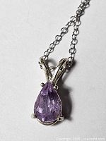 Full view of pendant on chain
