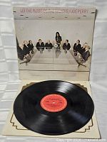 Vinyl record on inner sleeve with red Columbia label