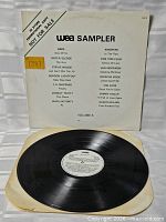 Front sleeve showing title, promo sticker and catalogue number
