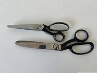 Both pairs of WISS shears side by side