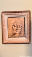 Full view of framed Testa di Giovinetta print