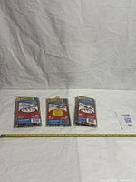 Overview of the three Laurentien colored pencil sets in plastic packaging