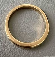 Ring flat showing full circular band