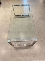 Top angle showing overall form and materials