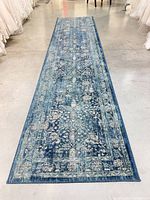 Full view of runner rug laid flat