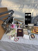 Overview of all items laid out together