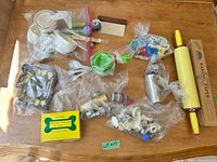 All items laid out on table