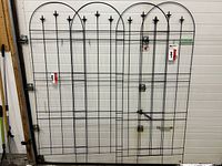 All four trellis panels standing side-by-side showing overall design