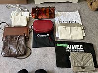 Group view showing all six bags