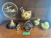 Group shot of all six items on shelf
