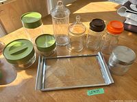 All eight items arranged on tabletop