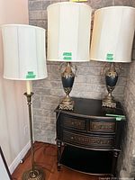 Overview of all three lamps together