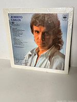 Back cover of sealed Roberto Carlos ’87 En Español LP with track listing
