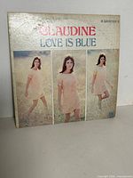 Front cover of Claudine Longet "Love Is Blue" LP sleeve