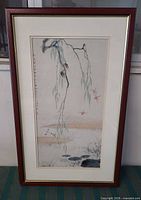 Full view of framed artwork