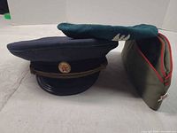 All three caps side by side showing overall appearance