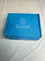 Closed blue Sewell box