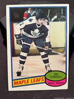 Front of Ian Turnbull #133 OPC card