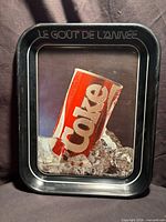 Full view of tray front showing graphic and slogan