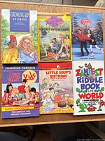Front covers of all six books