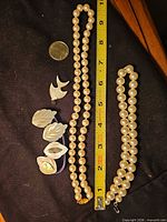 All items with measuring tape and coin for scale