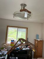 Entire goose mobile hanging from ceiling
