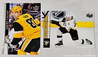 Both Sidney Crosby cards side by side