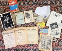 Full layout of all visible items on rug