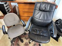 Both chairs side by side showing overall design and upholstery