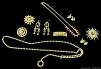 Group image showing all nine jewelry pieces