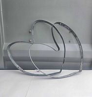 Full view of both overlapping heart-shaped barrel rings