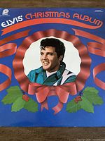 Front sleeve of Elvis' Christmas Album LP